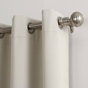 Sun Zero 54x95" Blackout Energy Saving Grommet Curtain Panel Cream (Snags)*#